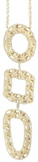 Collier Gold 750 Goldkette Top Design Anhänger Halskette 18 Kt Gelbgold 7, 4gr