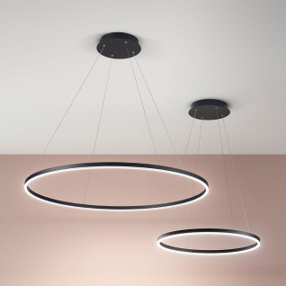 Fabas Luce Giotto LED Hängelampe Ø 60cm Metall - Vorschau 1