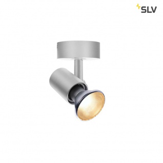 SLV Spot E27 Aufbauleuchte Silbergrau SLV 1002074