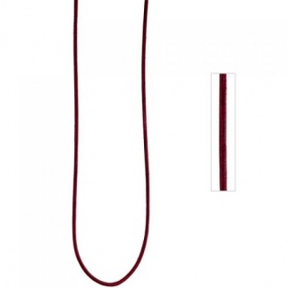 Leder Halskette Kette Schnur weinrot 100 cm