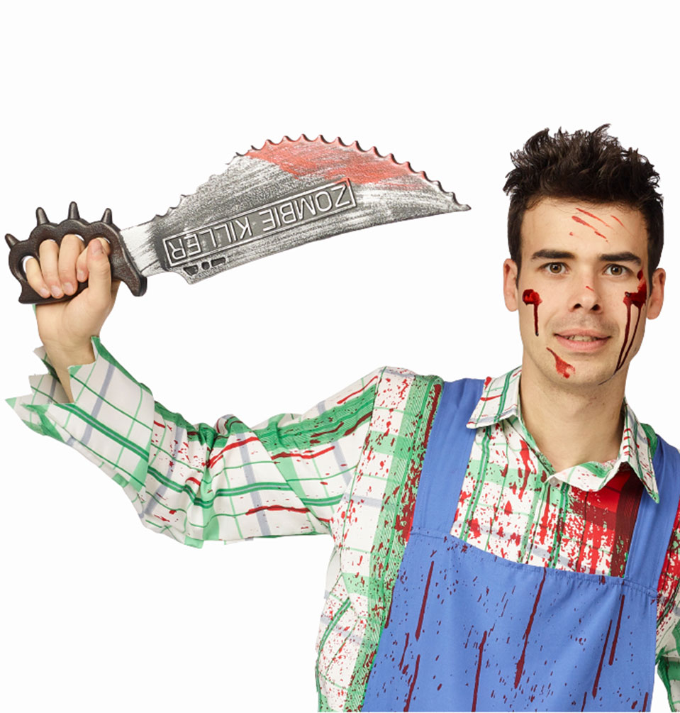blutiges Messer Halloween Karneval Fasching