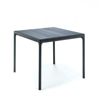 Houe Four Gartentisch mit Aluminium Tischplatte 90 × 90 cm