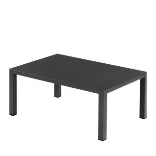 Emu Round Loungetisch mit Stahlgestell, rechteckig 100 × 70 cm