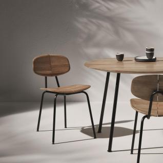 Ethimo Agave Gartentisch aus Metall beschichtet & Teakholz Tischplatte 90 × 90 cm - Vorschau 4