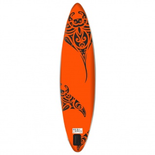 vidaXL Aufblasbares Stand Up Paddle Board Set 320x76x15 cm Orange - Vorschau 4