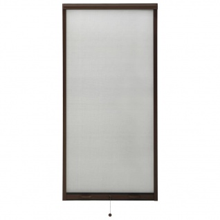 vidaXL Insektenschutzrollo für Fenster Braun 60x150 cm