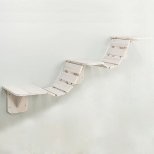 TRIXIE Wandmontierte Katzenkletterleiter 150 x 30 cm Weiß