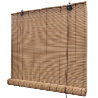 Braunes Bambusrollo 120 x 160 cm
