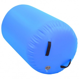 vidaXL Aufblasbare Gymnastik-Rolle mit Pumpe 100x60 cm PVC Blau - Vorschau 4