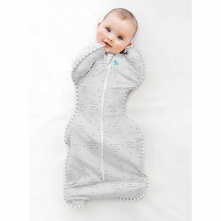 Love to Dream Baby-Schlafsack Swaddle Up Lite Stufe 1 S Textgrau