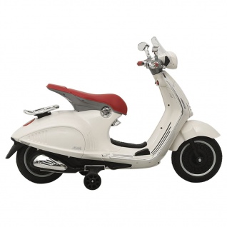 vidaXL Elektrisches Spielzeug-Motorrad Vespa GTS300 Weiß