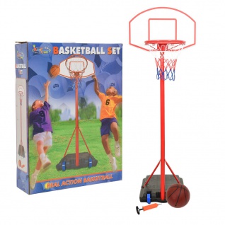 vidaXL Tragbares Basketball-Set Verstellbar 200-236 cm