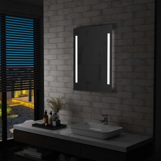 vidaXL Badezimmer-Wandspiegel mit LED 60 x 80 cm - Vorschau 1