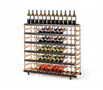 Marken Holz Weinregal RAXI "Präsentation" für 60 Flaschen - Vinothek Regal - Vorschau 1
