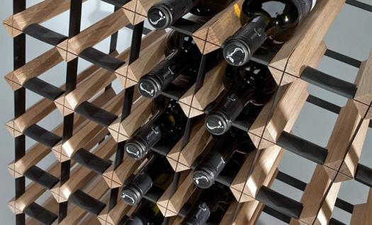 Marken Holz Weinregal RAXI "Show" für 36x Flaschen - komplett montiert 4