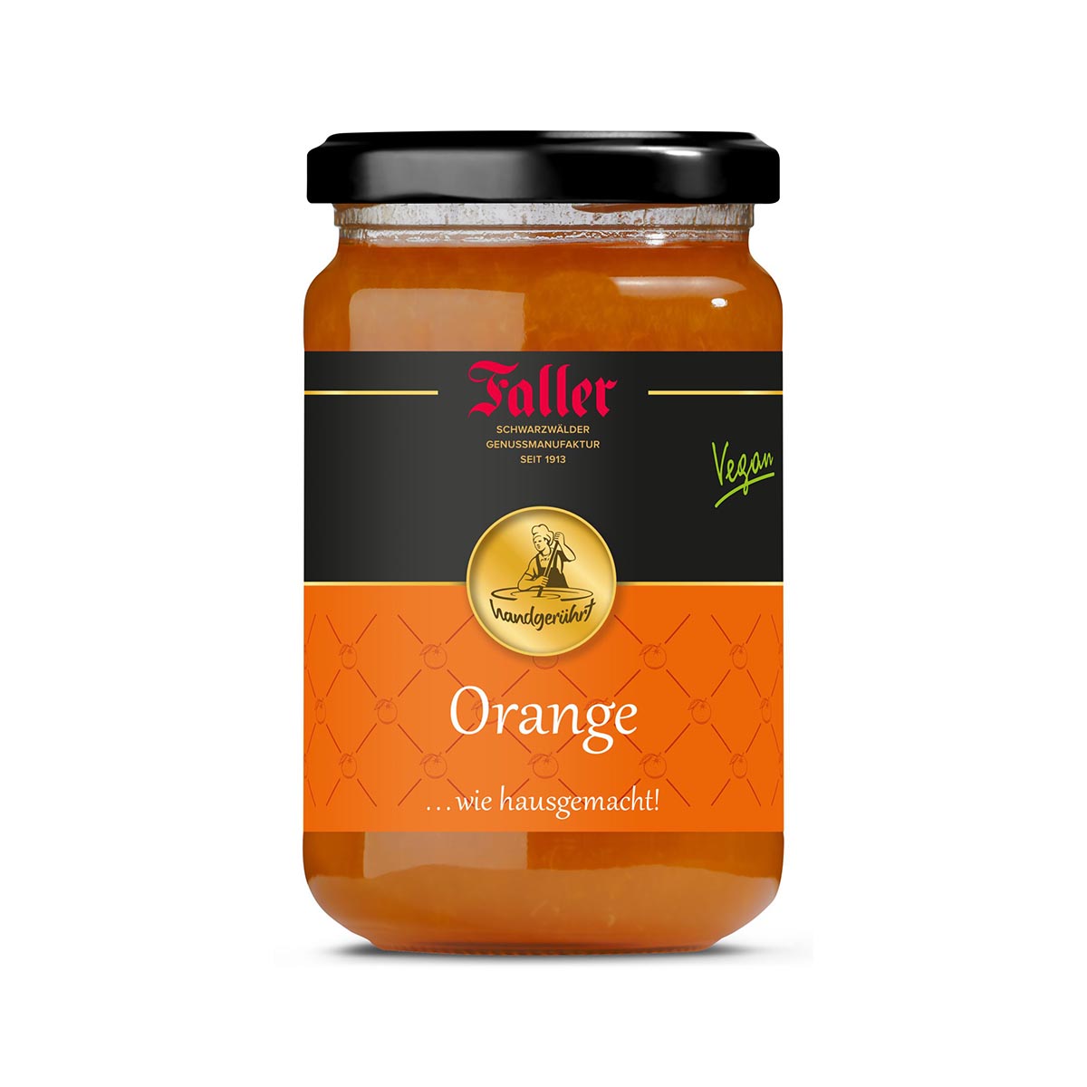 Fruchtaufstriche aus dem Schwarzwald Faller Orangen Marmelade extra wie hausgemacht! mit 60% Frucht 330 Gramm