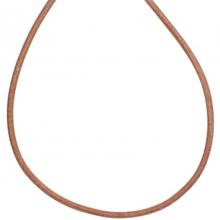 Leder Halskette Kette Schnur natur 100 cm