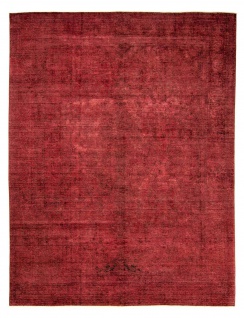 Morgenland Vintage Teppich - 401 x 302 cm - dunkelrot