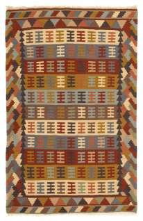Morgenland Kelim Teppich - Oriental - 156 x 100 cm - mehrfarbig