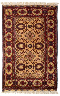 Morgenland Afghan Teppich - 156 x 101 cm - beige