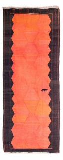 Morgenland Läufer Kelim - Old - 360 x 145 cm - mehrfarbig