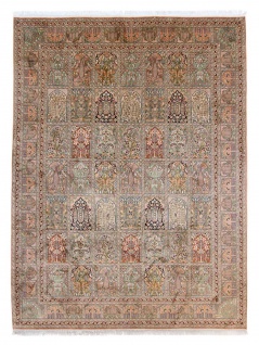 Morgenland Seidenteppich - Kaschmir Seide - 336 x 251 cm - mehrfarbig