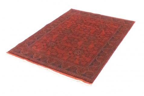 Morgenland Afghan Teppich - Kunduz - 147 x 105 cm - rot - Vorschau 4
