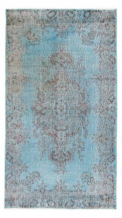 Morgenland Vintage Teppich - 205 x 117 cm - blau
