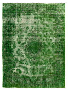 Morgenland Vintage Teppich - 392 x 294 cm - grün