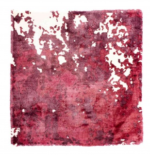 Morgenland Vintage Teppich quadratisch - 70 x 70 cm - mehrfarbig