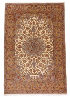 Perserteppich - Isfahan - Premium - 164 x 112 cm - beige