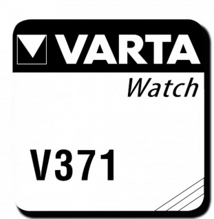 Varta Knopfzellen SR920SW Batterie V371 Silver 1, 55V Hg 0% für Armbanduhren