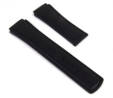 Junghans Ersatzband Leder 20mm schwarz 054/4323, 056/4600, 054/4620