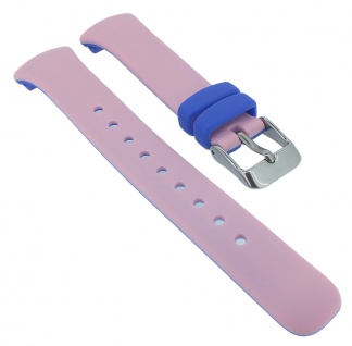 Calypso Ersatzband rosa / blau Kunststoff Dornschließe K5777/1 K5777