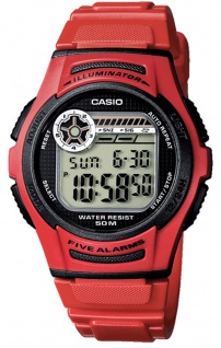 Casio Collection Herrenuhr Analog Alarm W-213-4AVES