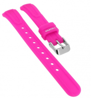Calypso Ersatzband Silikon pink Schließe silberfarben Spezial Anstoß => K6070/5