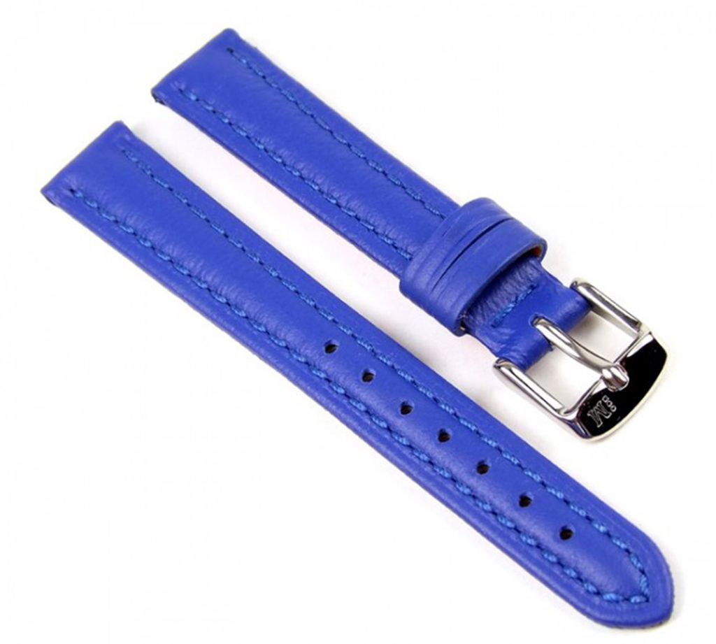 Morellato Fitness Canguro Uhrenarmband Eco Leder Wasserfest Blau 14mm