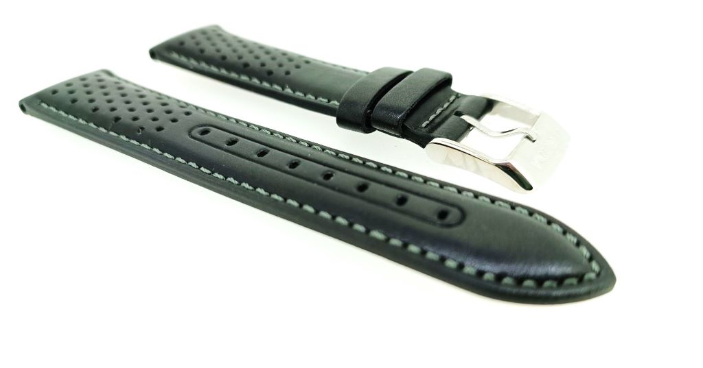 Festina Ersatzband 22mm Leder schwarz gepolstert Lochmuster F20561 F20561/5