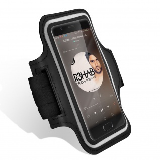 Sport Armband Running für 5.2'' Smartphones, Neopren Tasche â€? Schwarz