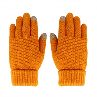 Universal Touchscreen-Handschuhe, Wollhandschuhe Orange