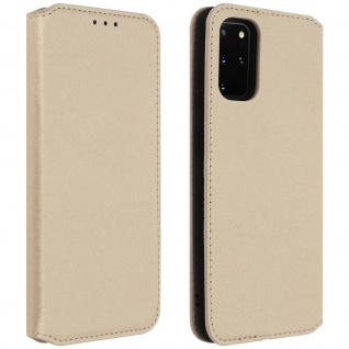 Kunstleder Cover Classic Edition Samsung Galaxy S20 Plus Gold