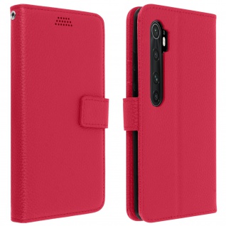 Xiaomi Mi Note 10 Lite Flip-Cover mit Kartenfächern & Standfunktion â€? Rosa