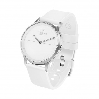 Noerden Mate 2 Smartwatch mit Silikonarmband, Aktivitätstracker Weiß