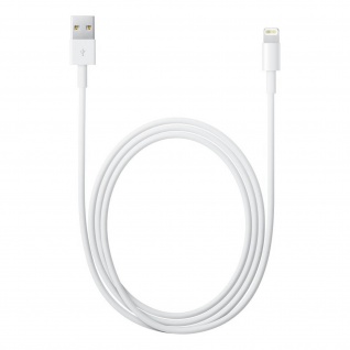 Ladekabel iPhone/iPad/ USB Kabellänge: 2m Weiß