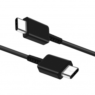 Original Samsung USB-C / USB-C 60W Kabel, 1.8m langes Kabel Schwarz