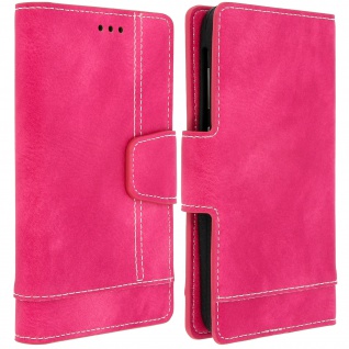 Universal Flip-Cover Brieftasche mit Slide Funktion für 5.5' bis 6' Smartphones