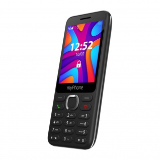 myPhone C1 LTE 4G Seniorenhandy, mit Kamera und großem 1800mAh Akku - Schwarz