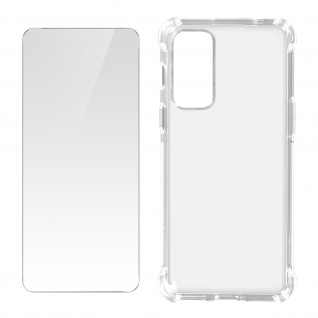 Premium Schutz-Set OnePlus Nord 2 Schutzhülle + Schutzfolie Transparent