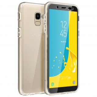 Schutzhülle für Vorder- und Rückseite für Samsung Galaxy J6 Transparent