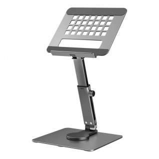 Tisch Ständer Ergofix H360° für Tablets, faltbar und drehbar Gunmetal